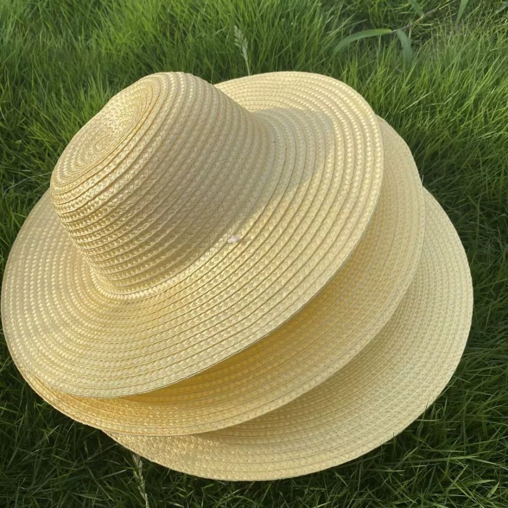Summer Wide Brim Straw Hat wit - đánh giá và giá Bucket Hat Straw