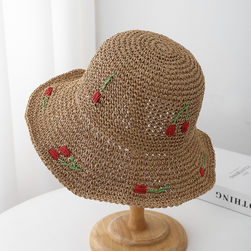 Summer Hats For Women Sun Hat  - đánh giá và giá Bucket Hat Straw